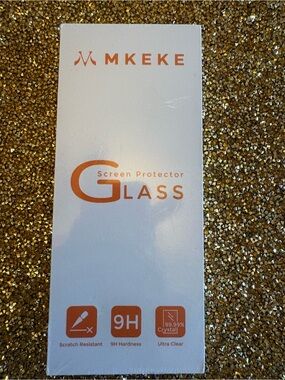 MKEKE NWT For iPhone 15 Pro Max Tempered Glass Screen Protector - 3 pack
